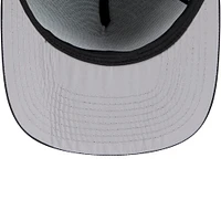 Men's New Era Black Philadelphia 76ers Vented 9FIFTY A-Frame Snapback Hat
