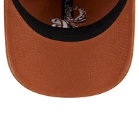 Men's New Era Brown Philadelphia 76ers Colorpack Tonal 9TWENTY Adjustable Hat