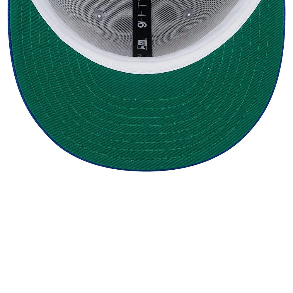 Men's New Era Gray/Royal Philadelphia 76ers Tip-Off Two-Tone 9FIFTY Snapback Hat