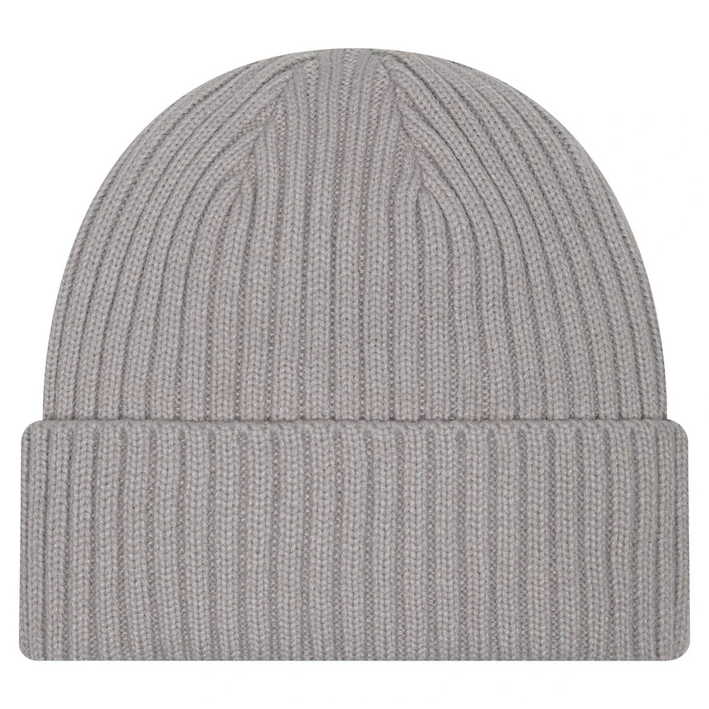 Bonnet en tricot à revers Philadelphia 76ers gris New Era pour homme