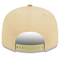 Men's New Era Khaki/Tan Philadelphia 76ers Green Collection Repreve 9FIFTY Snapback Hat