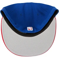 Men's New Era Royal/Red Philadelphia 76ers Official Team Color 2Tone 59FIFTY Fitted Hat