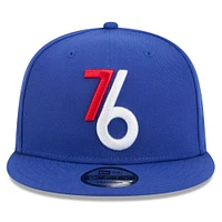 Men's New Era  Royal Philadelphia 76ers 2024/25 City Edition Alternate 9FIFTY Snapback Hat