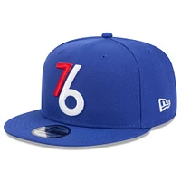 Men's New Era  Royal Philadelphia 76ers 2024/25 City Edition Alternate 9FIFTY Snapback Hat