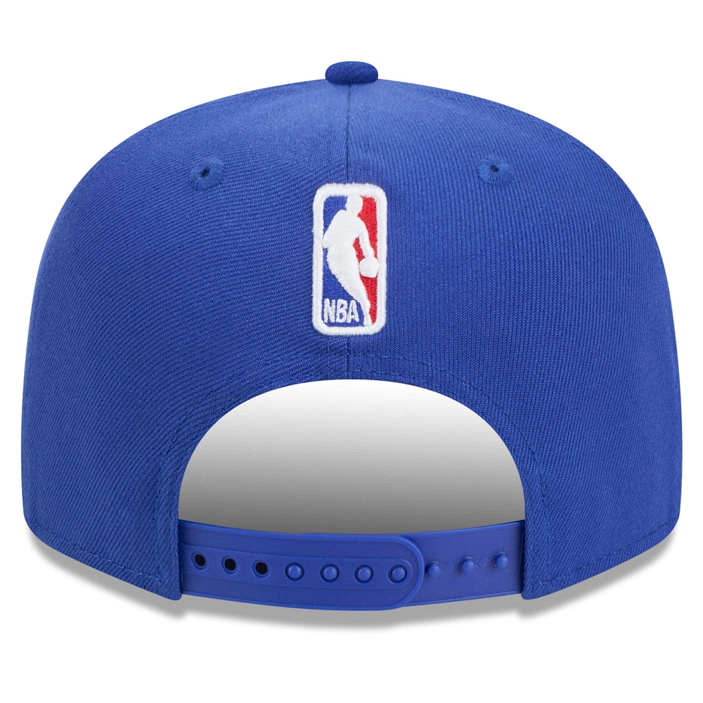 Men's New Era  Royal Philadelphia 76ers 2024/25 City Edition Alternate 9FIFTY Snapback Hat