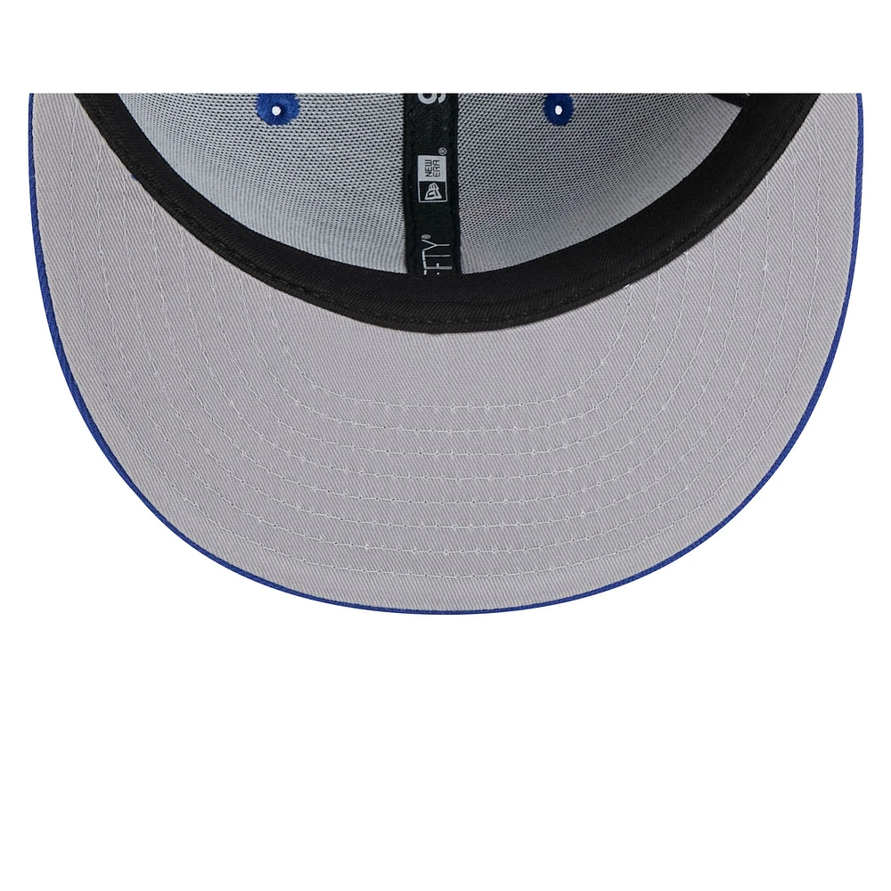 Men's New Era  Royal Philadelphia 76ers 2024/25 City Edition Alternate 9FIFTY Snapback Hat