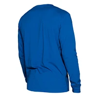 Men's New Era  Royal Philadelphia 76ers 2024/25 City Edition Long Sleeve T-Shirt
