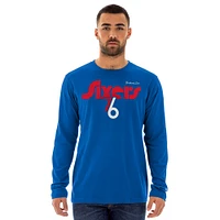 Men's New Era  Royal Philadelphia 76ers 2024/25 City Edition Long Sleeve T-Shirt