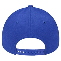 Men's New Era Royal Philadelphia 76ers A-Frame 9FORTY Adjustable Hat