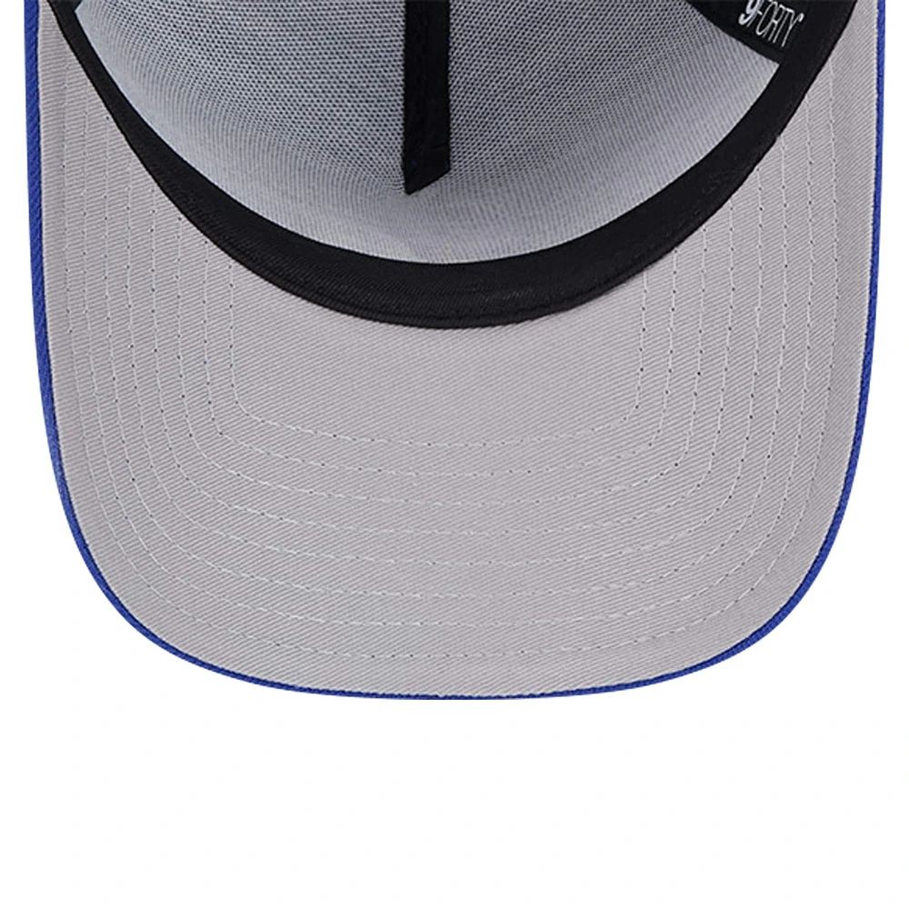 Men's New Era Royal Philadelphia 76ers A-Frame 9FORTY Adjustable Hat