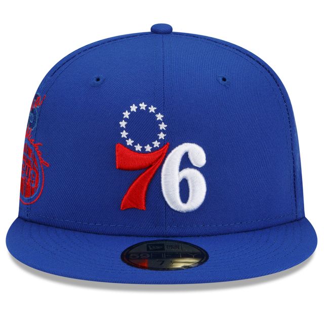 Casquette ajustée 59FIFTY Royal Philadelphia 76ers de New Era pour homme