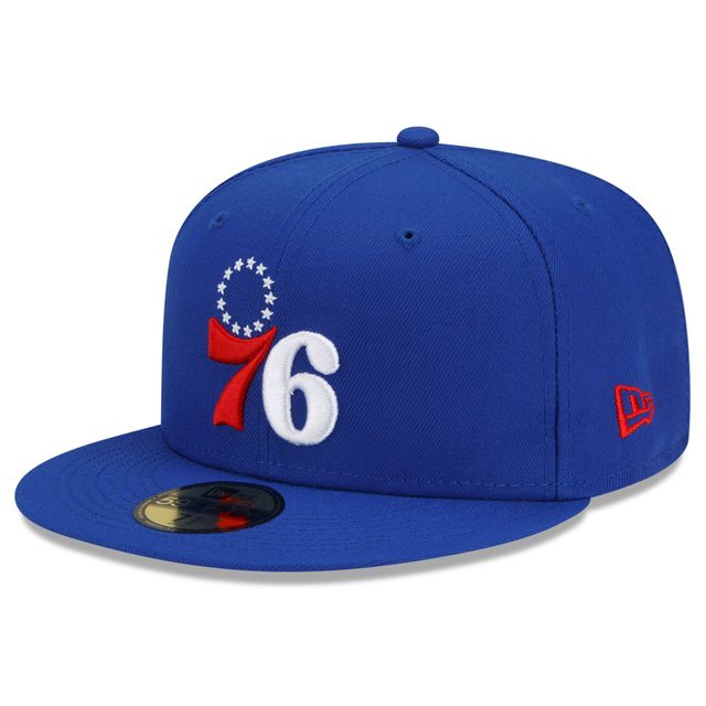 Casquette ajustée 59FIFTY Royal Philadelphia 76ers de New Era pour homme
