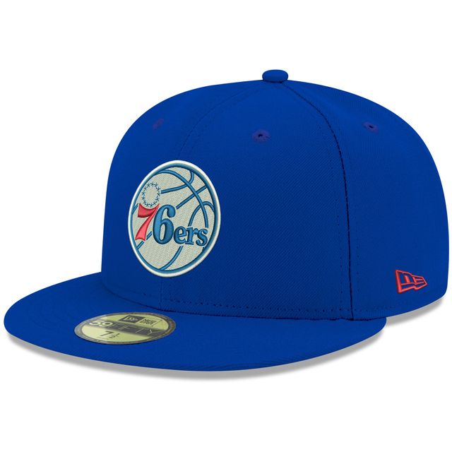 Casquette ajustée 59FIFTY pour homme, Royal Philadelphia 76ers, couleur officielle de l'équipe New Era