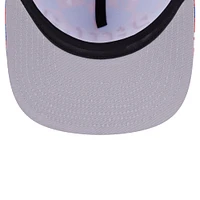 Men's New Era Royal Philadelphia 76ers Seeing Diamonds A-Frame Trucker 9FIFTY Snapback Hat
