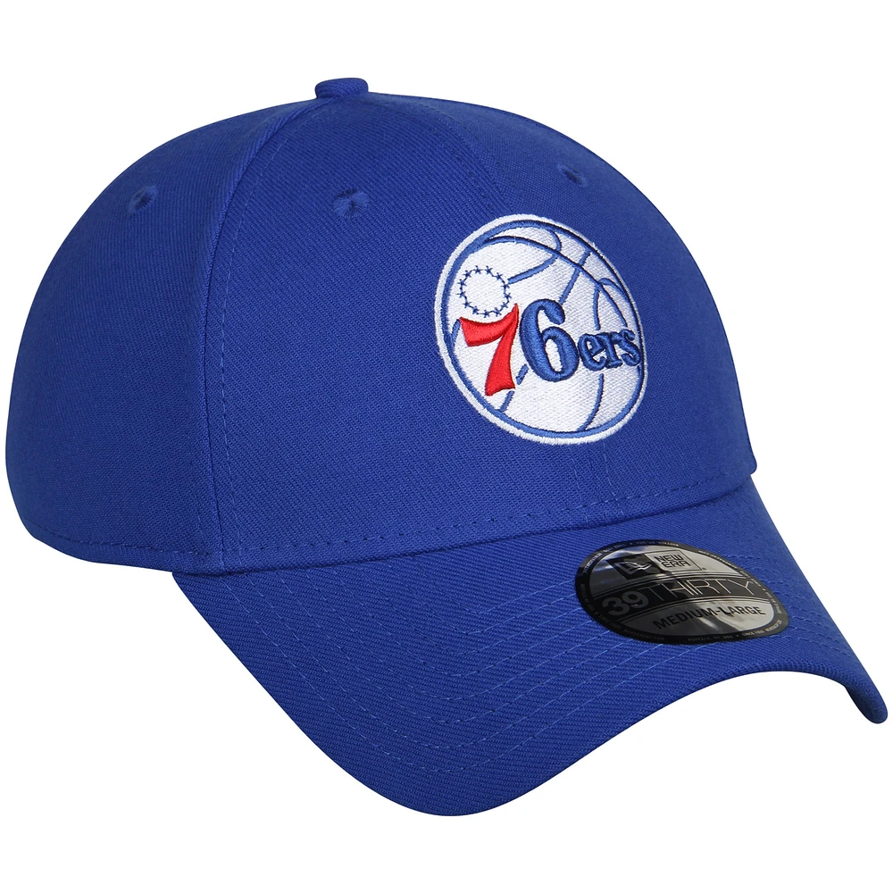 Men's New Era Royal Philadelphia 76ers Team Classic 39THIRTY Flex Hat
