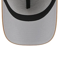 Men's New Era Tan Philadelphia 76ers 9FORTY A-Frame Trucker Adjustable Hat