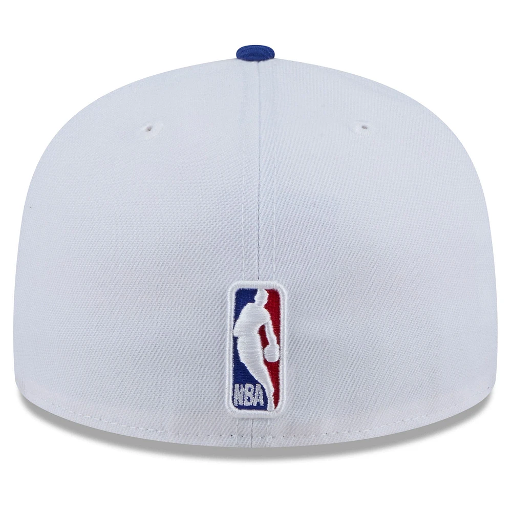 Men's New Era  White Philadelphia 76ers 2024/25 City Edition 59FIFTY Fitted Hat