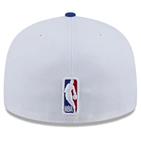 Men's New Era  White Philadelphia 76ers 2024/25 City Edition 59FIFTY Fitted Hat
