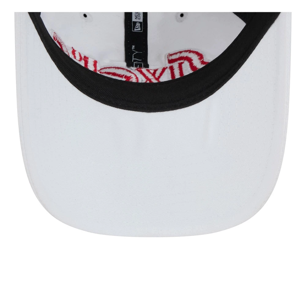 Men's New Era  White Philadelphia 76ers 2024/25 City Edition 9TWENTY Adjustable Hat