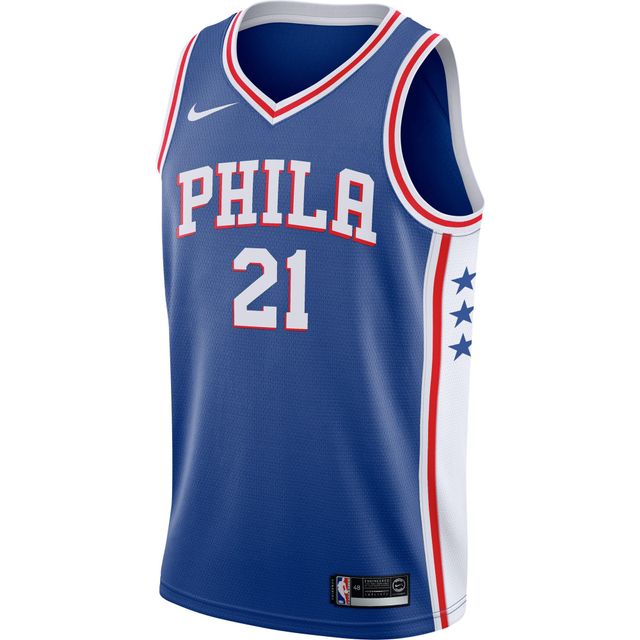 Nike Joel Embiid Royal Philadelphia 76ers Swingman pour homme - Maillot Édition Icon