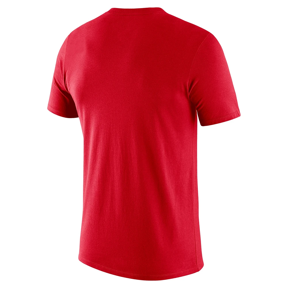 Men's Nike Red Philadelphia 76ers Essential Jumpman T-Shirt