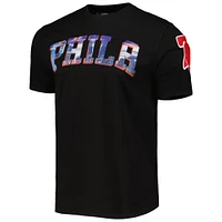 Men's Pro Standard Black Philadelphia 76ers City Scape T-Shirt