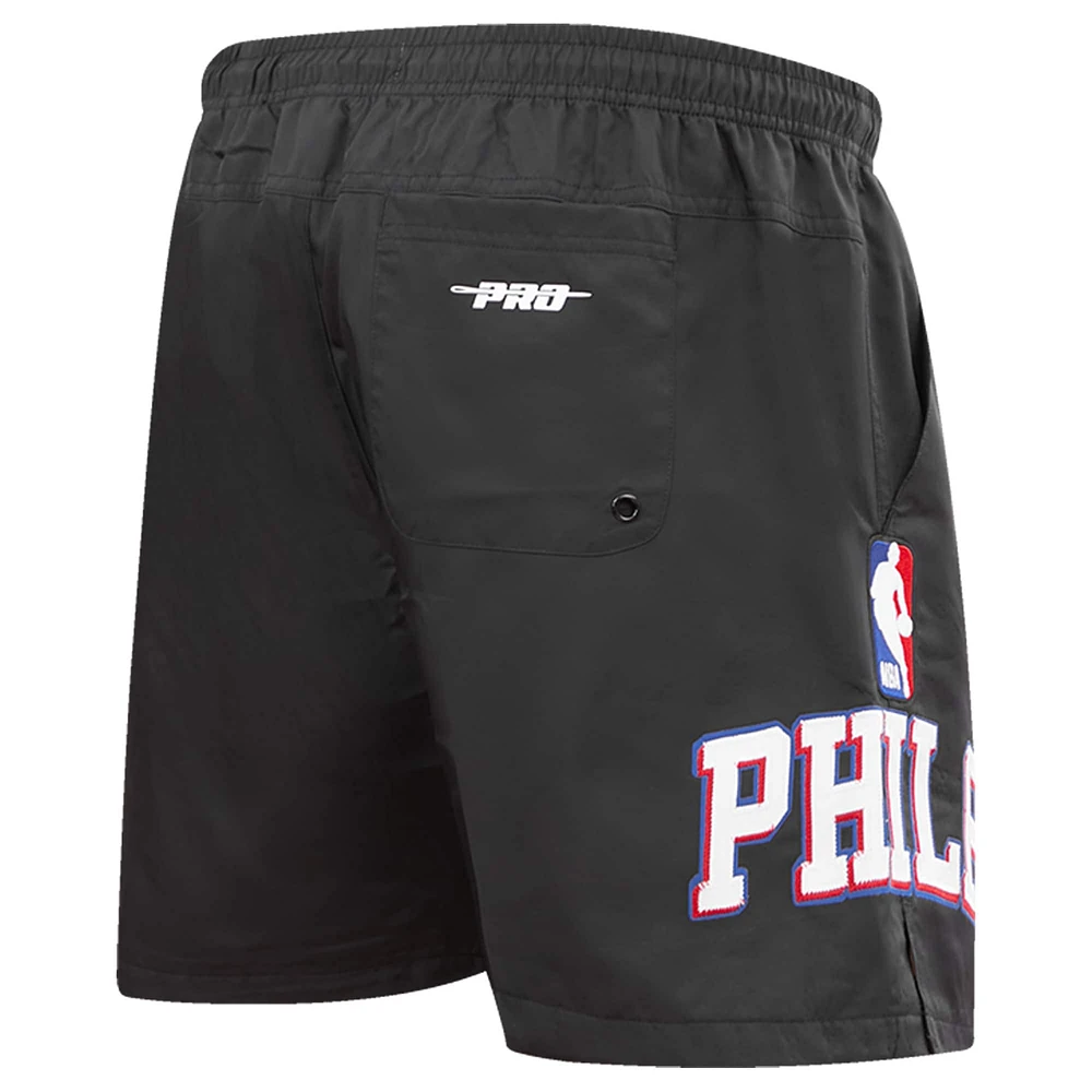 Men's Pro Standard Black Philadelphia 76ers Classics Woven Shorts