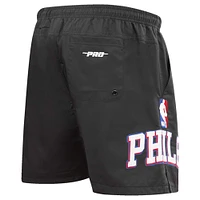 Men's Pro Standard Black Philadelphia 76ers Classics Woven Shorts