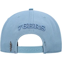 Men's Pro Standard Blue Philadelphia 76ers Tonal Snapback Hat