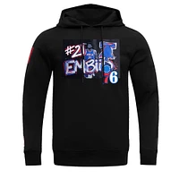 Men's Pro Standard Joel Embiid Black Philadelphia 76ers Player Yearbook Pullover Hoodie