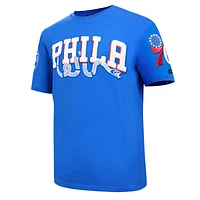 Men's Pro Standard Royal Philadelphia 76ers Classic Chenille - T-Shirt