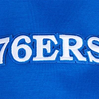 Men's Pro Standard Royal Philadelphia 76ers Split Logo Pullover Hoodie