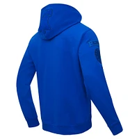 Men's Pro Standard Royal Philadelphia 76ers Triple Tonal DK Pullover Hoodie Jacket