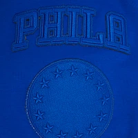 Men's Pro Standard Royal Philadelphia 76ers Triple Tonal DK Pullover Hoodie Jacket