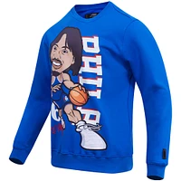 Men's Pro Standard Tyrese Maxey Royal Philadelphia 76ers Avatar Pullover Sweatshirt