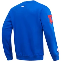Men's Pro Standard Tyrese Maxey Royal Philadelphia 76ers Avatar Pullover Sweatshirt