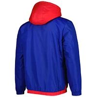 Men's Starter Royal Philadelphia 76ers The Triple Double Full-Zip Hoodie Jacket