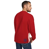 Men's Tommy Jeans Red Philadelphia 76ers Lucas Long Sleeve T-Shirt