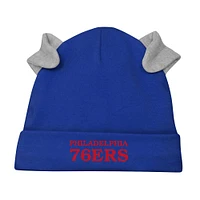 Newborn & Infant Philadelphia 76ers Little Champ Long Sleeve Bodysuit, Pants Cuffed Knit Hat 3-Piece Set