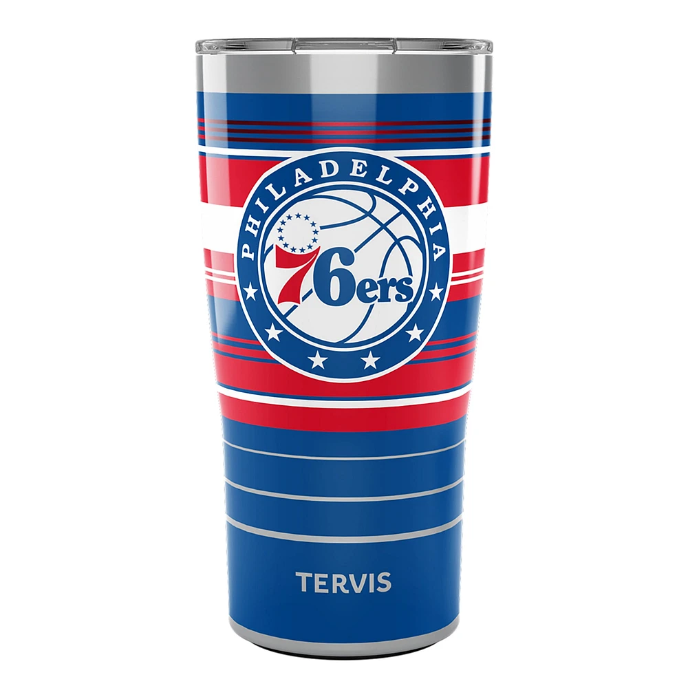 Tervis Philadelphie 76ers 20oz. Gobelet en acier inoxydable à rayures Hype