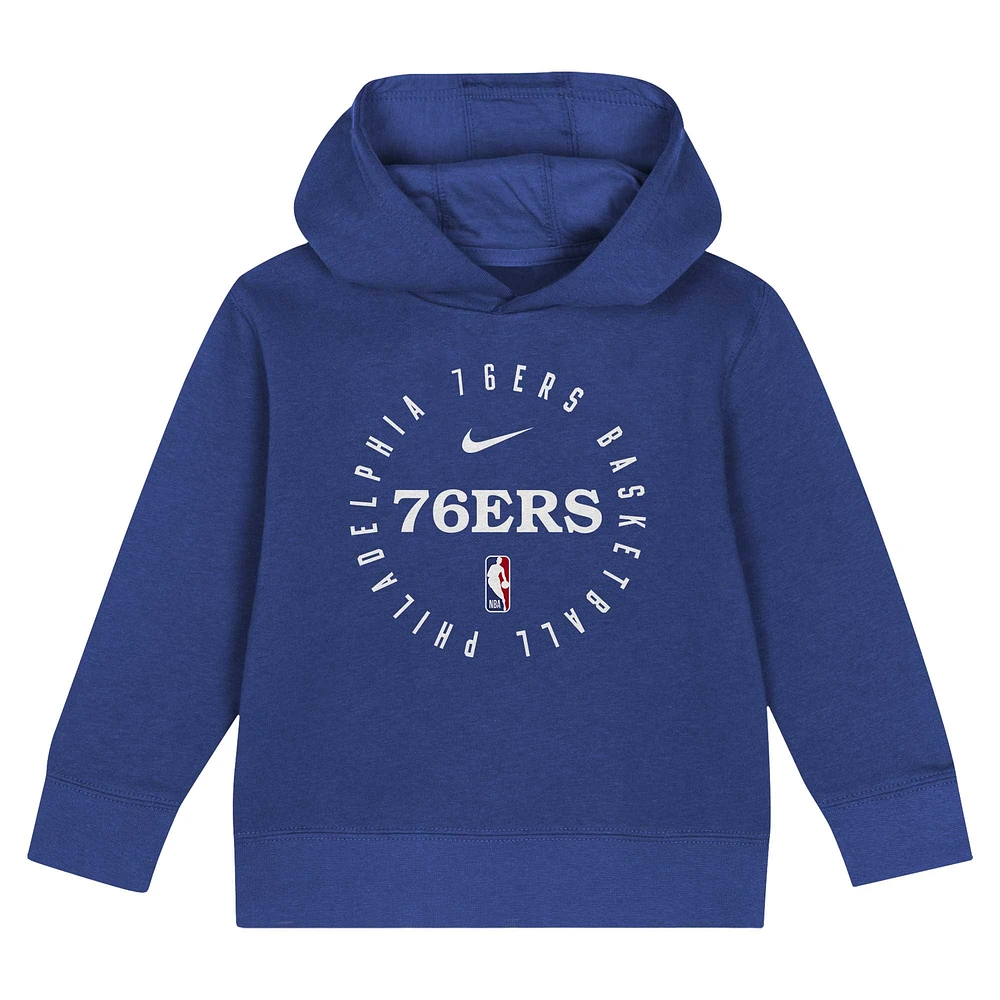 Toddler Nike Royal Philadelphia 76ers Practice Club Pullover Hoodie and Sweatpants Set