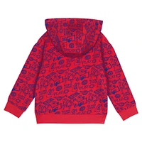 Toddler  Red Philadelphia 76ers Give and Go Pullover Hoodie Sweatpants Set