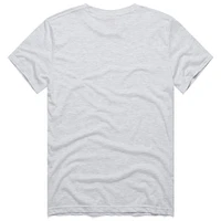 Unisex Homage Tyrese Maxey Ash Philadelphia 76ers 2024/25 City Edition Caricature Tri-Blend T-Shirt