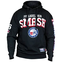 Unisex Hyperfly  Black Philadelphia 76ers NBA x My Hero Academia All Might Smash Pullover Hoodie