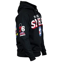 Unisex Hyperfly  Black Philadelphia 76ers NBA x My Hero Academia All Might Smash Pullover Hoodie