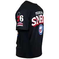 Unisex Hyperfly Black Philadelphia 76ers NBA x My Hero Academia All Might Smash T-Shirt