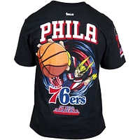 Unisex Hyperfly Black Philadelphia 76ers NBA x My Hero Academia All Might Smash T-Shirt