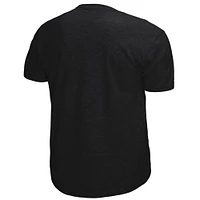 Unisex Mitchell & Ness  Charcoal Philadelphia 76ers Hardwood Classics MVP Throwback Logo T-Shirt