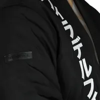 Unisex NBA x Hyperfly  Black Philadelphia 76ers Katakana Kimono Jacket