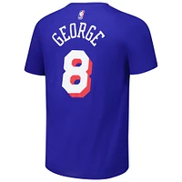 Unisex Nike Paul George Royal Philadelphia 76ers Name & Number T-Shirt